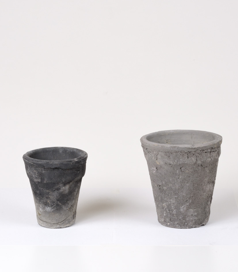 ブラックトールリムポット13cm