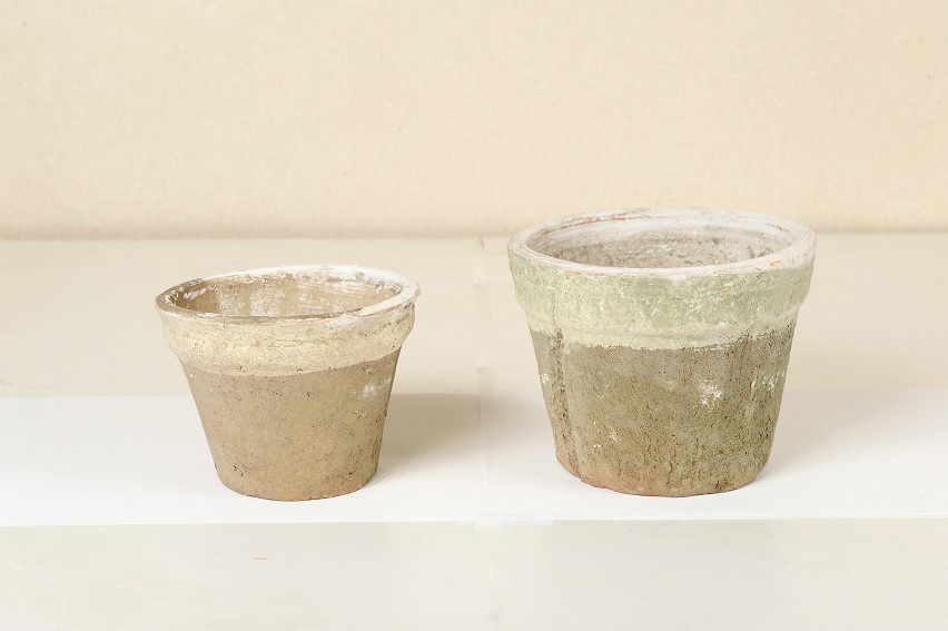 アンティークレッドリムポット16cm