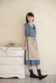 TFリネンカフェエプロンクラシック　MGブラック　sale