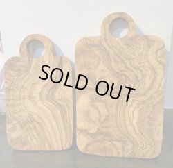 画像1: オリーブウッドカッティングボード30・19 sale