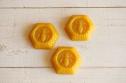 画像1: ビーズワックス　HEXブロック　E.Bee　42g ナチュラル 3set