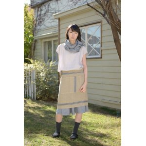 画像: TFリネンギャルソンエプロン　MGマリーン　30%オフセール