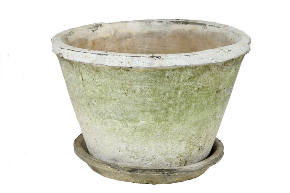 画像: アンティークホワイトポット24cm